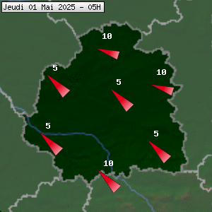 Prévisions météo pour le cher (36)