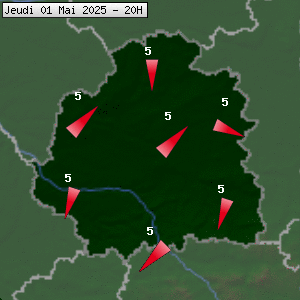 Prévisions météo pour le cher (36)