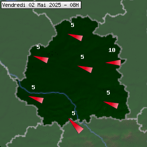 Prévisions météo pour le cher (36)