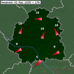 Prévisions météo pour le cher (36)