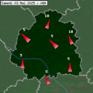 Prévisions météo pour le cher (36)