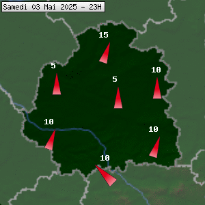 Prévisions météo pour le cher (36)