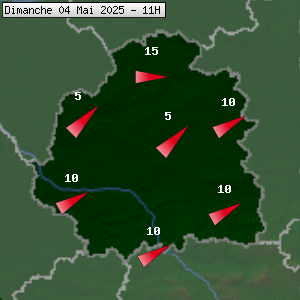 Prévisions météo pour le cher (36)