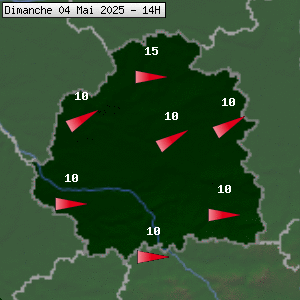 Prévisions météo pour le cher (36)