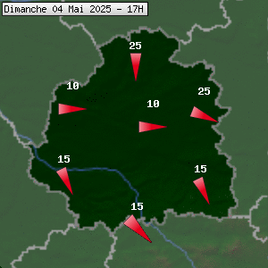 Prévisions météo pour le cher (36)