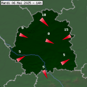 Prévisions météo pour le cher (36)