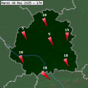 Prévisions météo pour le cher (36)