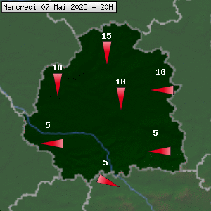 Prévisions météo pour le cher (36)