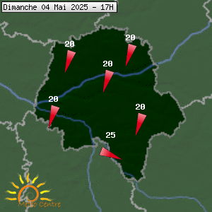 Prévisions météo pour le cher (37)