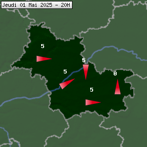 Prévisions météo pour le cher (41)