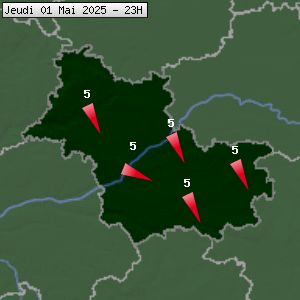 Prévisions météo pour le cher (41)