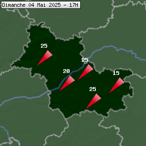 Prévisions météo pour le cher (41)
