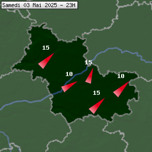 Prévisions météo pour le cher (41)