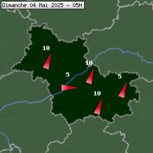 Prévisions météo pour le cher (41)