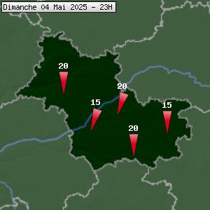 Prévisions météo pour le cher (41)