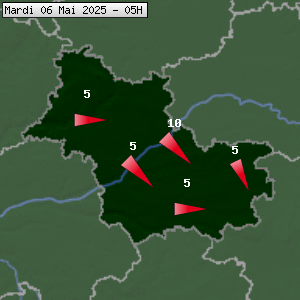 Prévisions météo pour le cher (41)