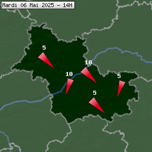 Prévisions météo pour le cher (41)