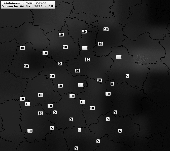 Prévisions météo régions Centre Val de Loire et Centrales
