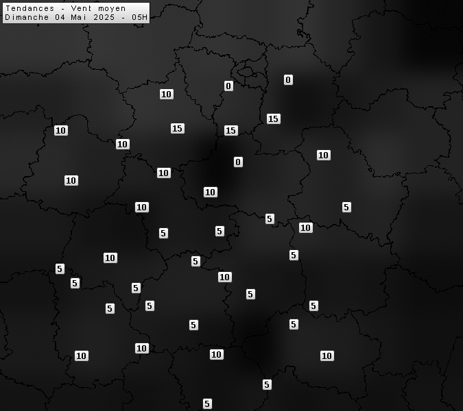 Prévisions météo régions Centre Val de Loire et Centrales