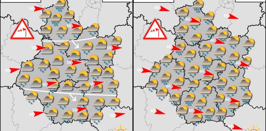 AVERSES ACTIVES ET ATMOSPHÈRE VENTÉE CE LUNDI 9 JANVIER 2023 SUR LE CENTRE – VAL DE LOIRE…