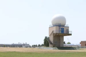 Radar météo permettant d'obtenir l'intensité et la localisation des pluies dans le Loiret (45)