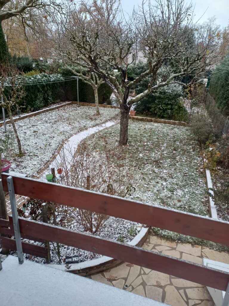 Neige à Orléans le 21 novembre 2025 