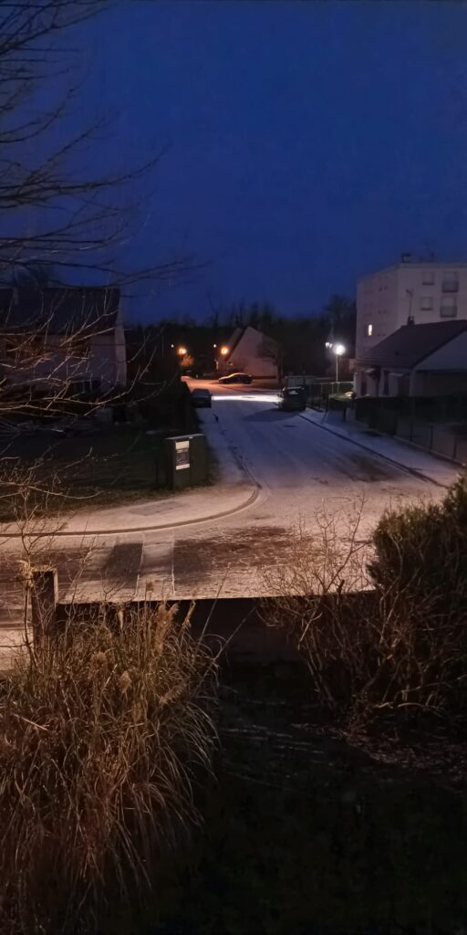Neige à Salbris (41) le 2 janvier 2026