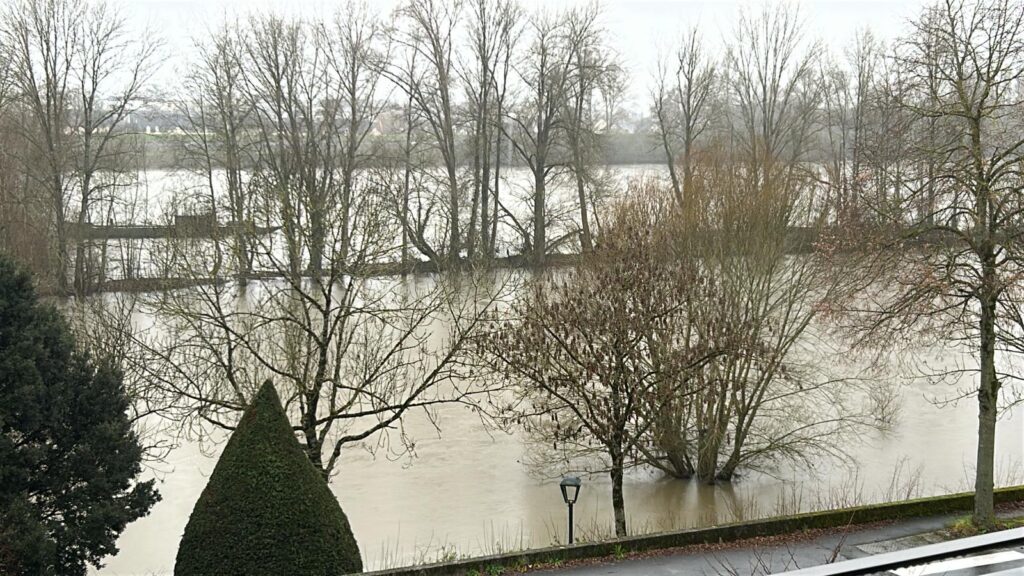 Niveau de la Loire à Saint-Cyr-sur-Loire par Cyril Aguie