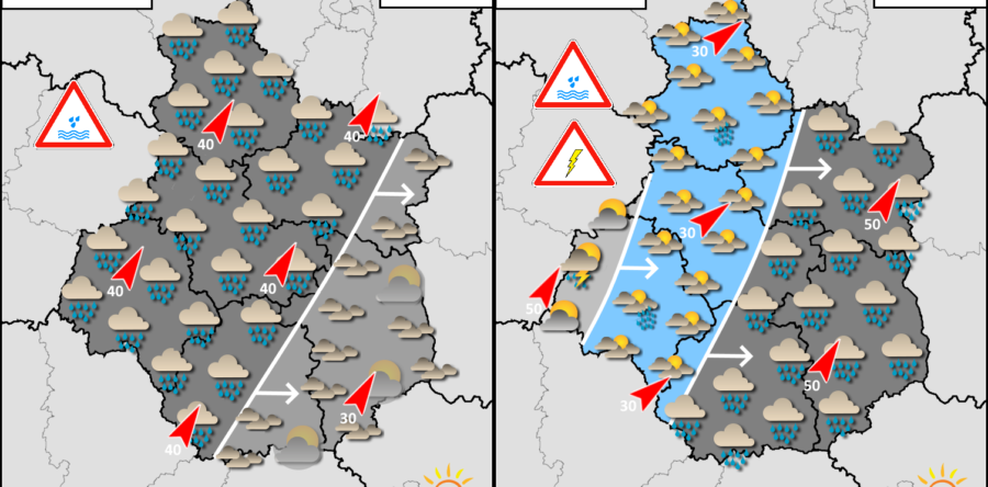 FRONT FROID PLUVIEUX ACTIF ATTENDU CE JEUDI 21 SEPTEMBRE 2023…