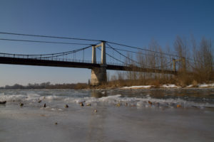 Episode hivernal dans le Loiret (45) à Meung/Loire