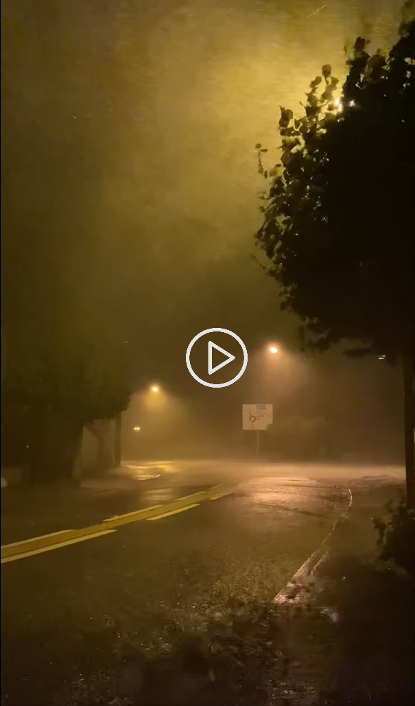 Orage pluvieux dans l'Indre, à Argenton-sur-Creuse, le 4 novembre 2023 (copyright : Florentin Cayrouse / Association Météo Centre).