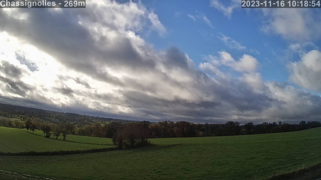 Vue de la webcam météo de Chassignolles - Indre (36)