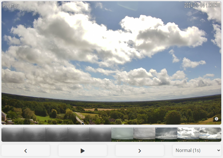 Vue Sud de la webcam de Vendoeuvres (36)