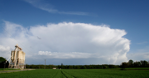 Cumulonimbus au dessus de la Sologne