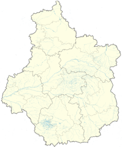 Carte de la région Centre - Val de Loire